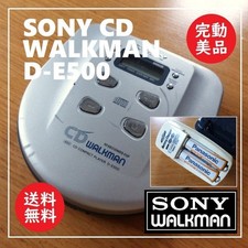 Sony Walkman D-E500 Portable CD Player with Rechargeable Battery Used