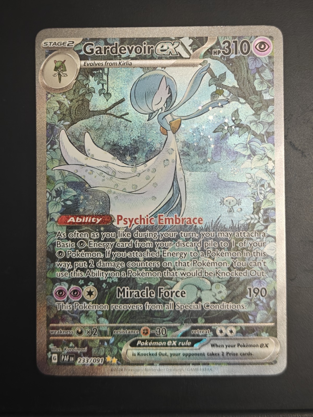 Gardevoir EX 233/091 SV: Paldean Fates English Near Mint