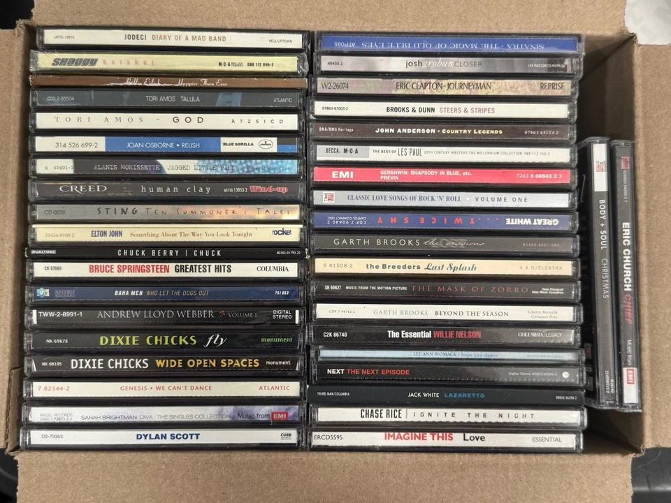 Lot 40 Random Music CDs Rock Pop Reggae Alternative Rap Country Assorted Lot — 第 2/4 张图片