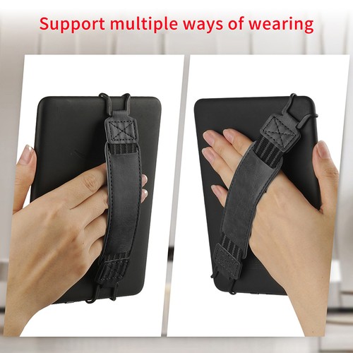 Leather Hand Strap For 6-11" Tablet Stand For IPad Xiaomi For Kindle Kobo Voyaga - Photo 10/13
