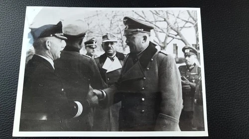 WW2 German Photo: Army General Rendulic Birthday Celebrations, Yugoslavia, 1942