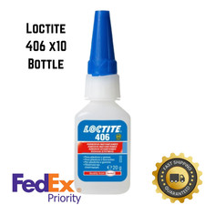 10x Loctite 406 Instant Adhesive 20g - High Strength for Rubber  Plastic