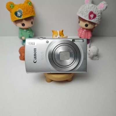 Canon IXUS 185 20MP Compact Digital Camera 8x Zoom With accessories, silver