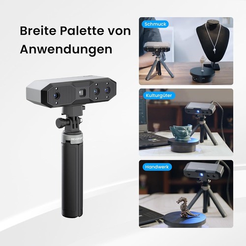 UsedRevopoint MINI 2 Handheld 3D Scanner für 3D Druck, 0.02mm Präzision,standard - Afbeelding 6 van 12
