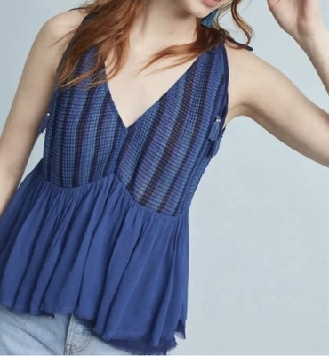 Anthropologie Akemi + Kin Baka Tassel Tank