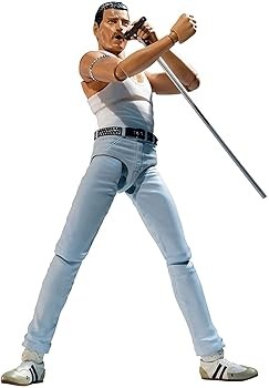 Freddie Mercury Lie Aid er. Approximately 150mm ABS & PC pre-painted moable