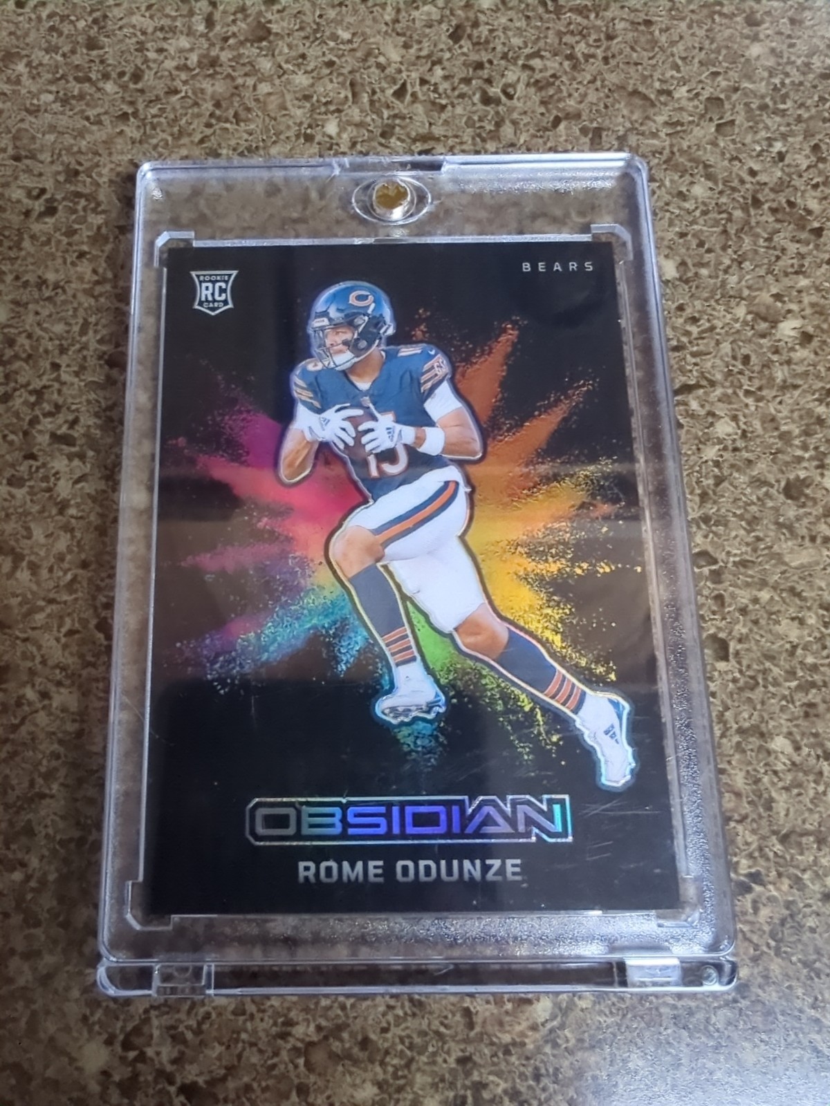 2024 Panini Obsidian - Black Color Blast Rome Odunze RC