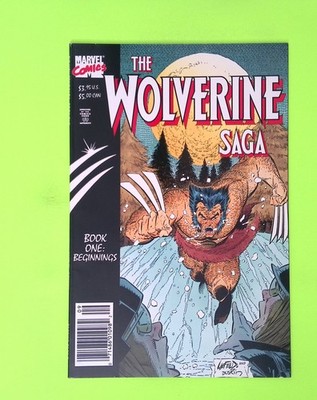Wolverine Saga #1 1989 Marvel Comics Newsstand 7.0 Comic Book W162-253