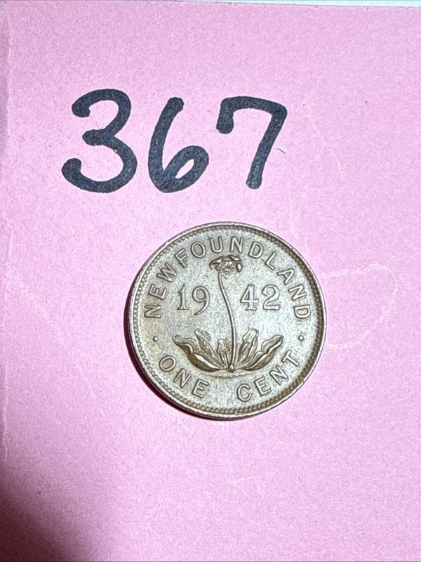 1942 Newfoundland 1 Cent - Bronze - World Coin