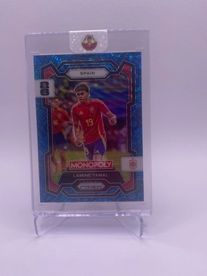 Lamine Yamal Panini Monopoly Prizm FIFA World Cup 2026 Four Corners Blue Wave 