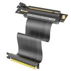 PCIE 4.0 Extension Cable 16x Shielded High Speed GPU Riser Cable Dual 90 Degree