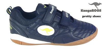 KANGAROOS Schuhe  ANGEBOT Turnschuhe blau non marking sole  Klettverschluss NEU