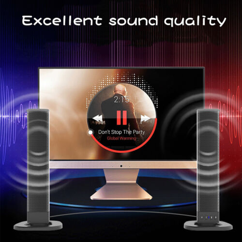 2PCS Surround Bluetooth Soundbar TV Home Theater Subwoofer Speaker Sound System - Bild 5 von 15
