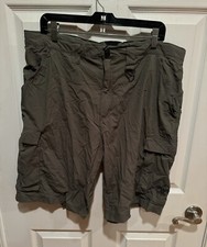 Boy Scouts of America Cargo Shorts Adult Large Green Centennial Uniform Nylon