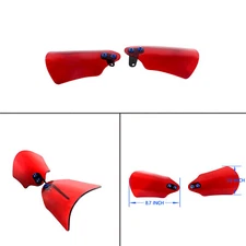 Red Hand Guards Protector for Harley Softail Dyna Touring FLH Sportster XL 1200