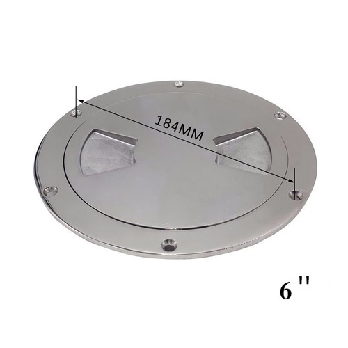 Placa de cubierta de barco escotilla de inspección circular de acero inoxidable 316 de alta resistencia de 6 pulgadas🔥 - Imagen 9 de 18