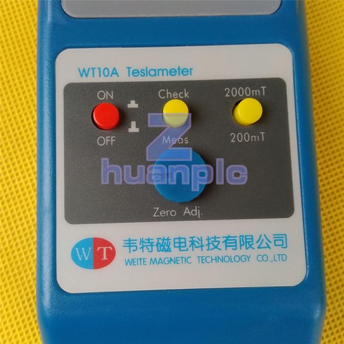 1PC WT10A LCD Tesla Meter Gaussmeter Surface Magnetic Field Tester+Ns Function - Picture 3 of 6
