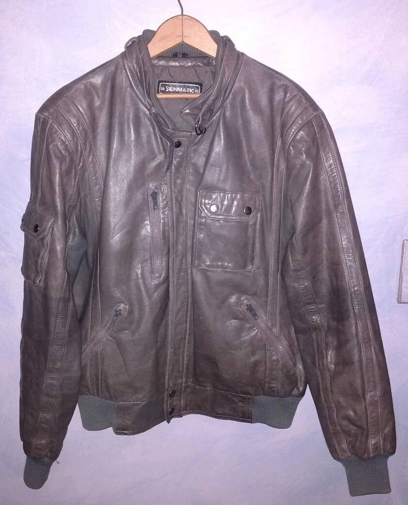 Steinmark leather shop jacket