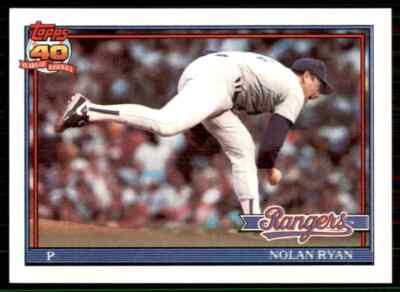 1991 TOPPS BASEBALL YOU PICK NMMT #1 - #200 ****FREE SHIPPING****
