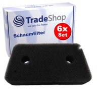 6X Schaumfilter Sockelfilter Schaumstoff FüR Viele Miele WäRmepumpentrockner