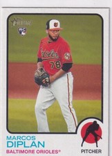 2022 Topps Heritage #617 Marcos Diplan NM