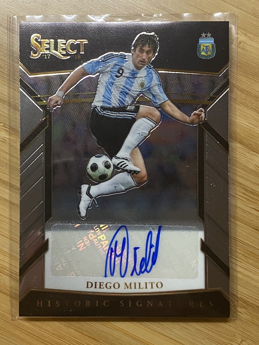 2017 Select Historic Signatures Soccer Diego Milito /299 Argentina 