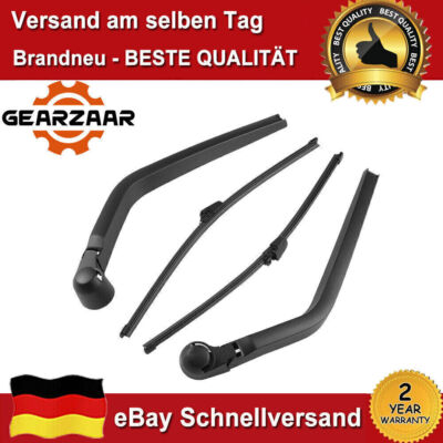 2x Heckwischer Scheibenwischer Flügeltür Hinten Links+Rechts Für VW T5 T6 7H 7E
