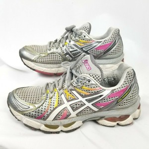 womens yellow asics running shoes