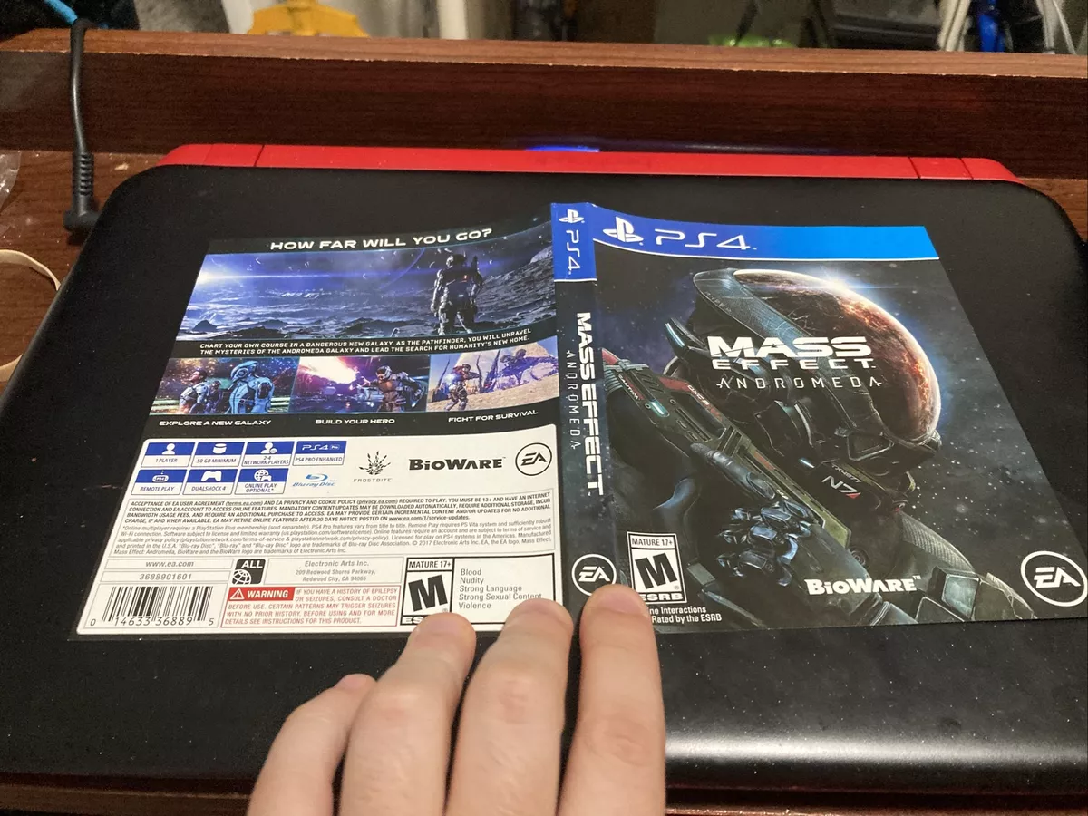 Mass Effect Andromeda PS4 Box Art eBay
