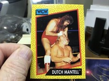 WCW WORLD CHAMPIONSHIP WRESTLING  1991 TRADING CARD # 79 DUTCH MANTELL