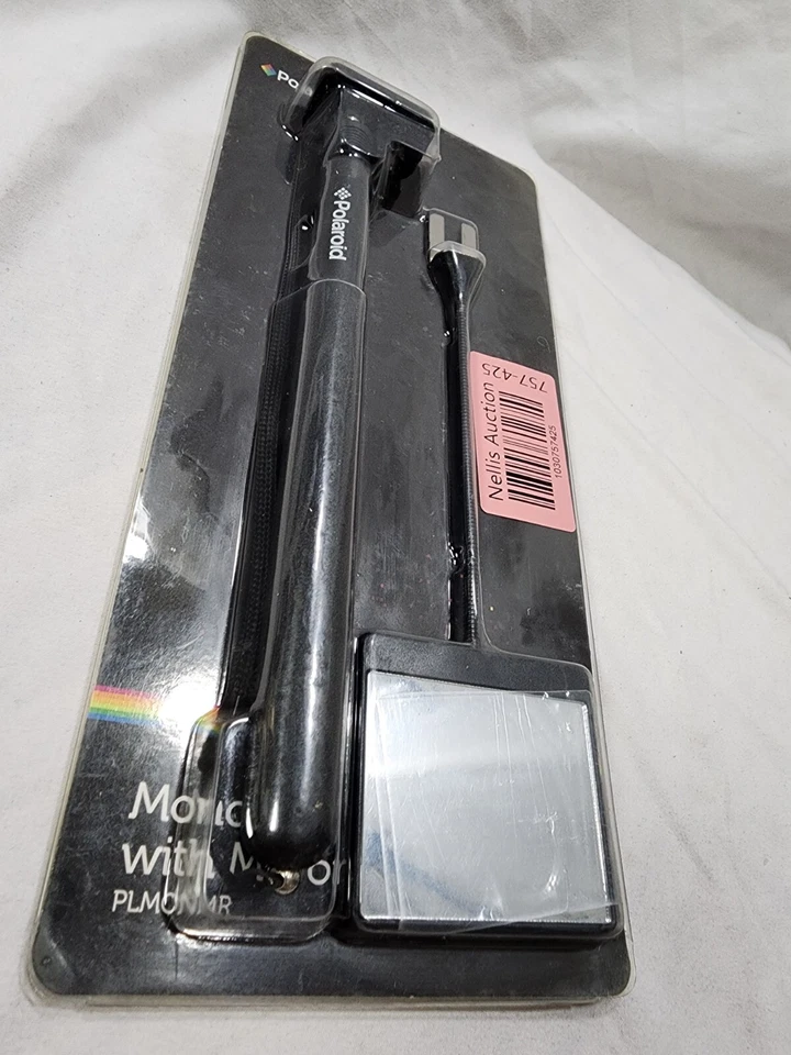 Monopie portátil autorretrato extensor de cámara Polaroid con espejo se extiende a 37" Foto 3 de 4