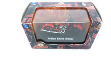 NewRay 1945 Indian Chief Motorcycle Niniature Die Cast W/Plastic 2005 New in Box