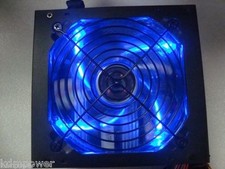 900W 900 WATT 950W 975W Large BLUE Led Quiet Fan ATX Power Supply SATA PCI-E