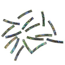 Guitar Rosette Paua Abalone Shell Curved Strips Soundhole Inlay ID:110 W:3
