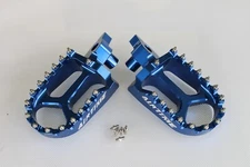 AIRTIME CNC BILLET WIDE FAT FOOT PEGS YAMAHA YZ250F MONSTER (2024-2026) - BL47