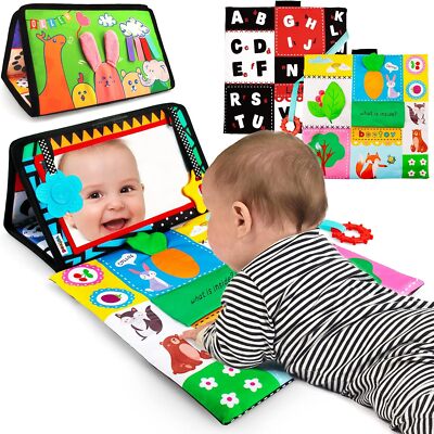 Infant Tummy Time Toys With Mirrors: Boost Baby’s Growth & Fun
