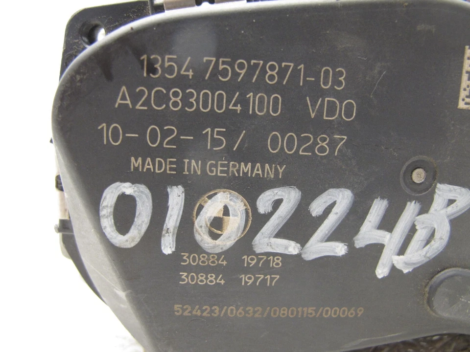 10-20 BMW F01 F02 740Li 335i 535i GT X1 X3 X4 X5 X6 3.0T CUERPO ACELERADOR OEM 01022 Foto 4 de 4