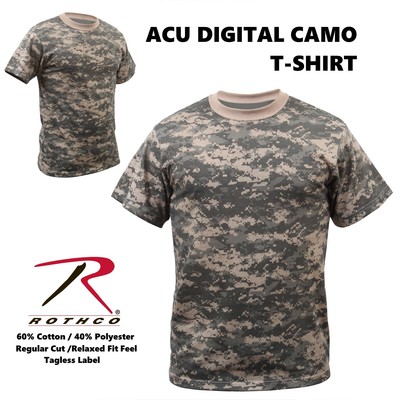 ROTHCO ACU DIGITAL CAMOUFLAGE T-SHIRT 