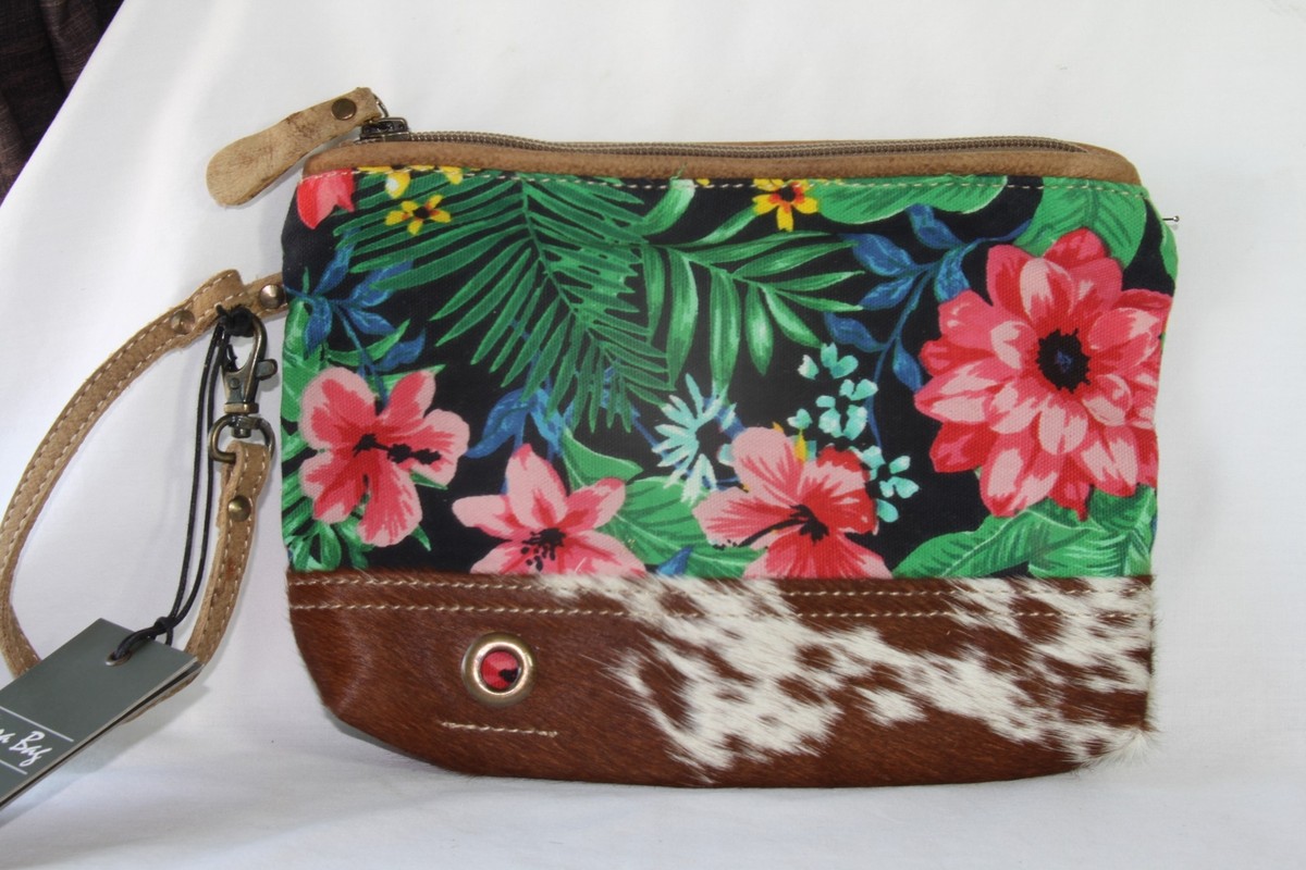 Handbag (new) FLOWER TAPESTY POUCH SMALL - 9.5