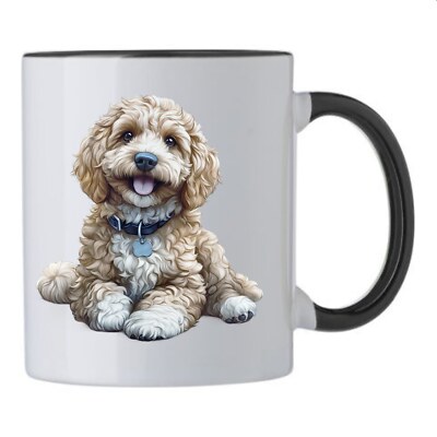 Kaffeetasse Tasse Becher Golden Doodle Hunderasse Golden Doodle Hundeschule Gold