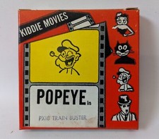 Vintage Atlas Films 'Kiddie Movies' POPEYE PX18 'Train Buster' 8mm Film Strip