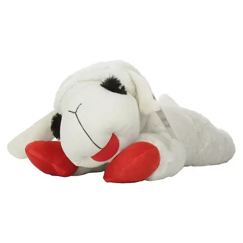 Multipet Jumbo Lamb Chop Plush Dog Toy - Picture 2 of 2