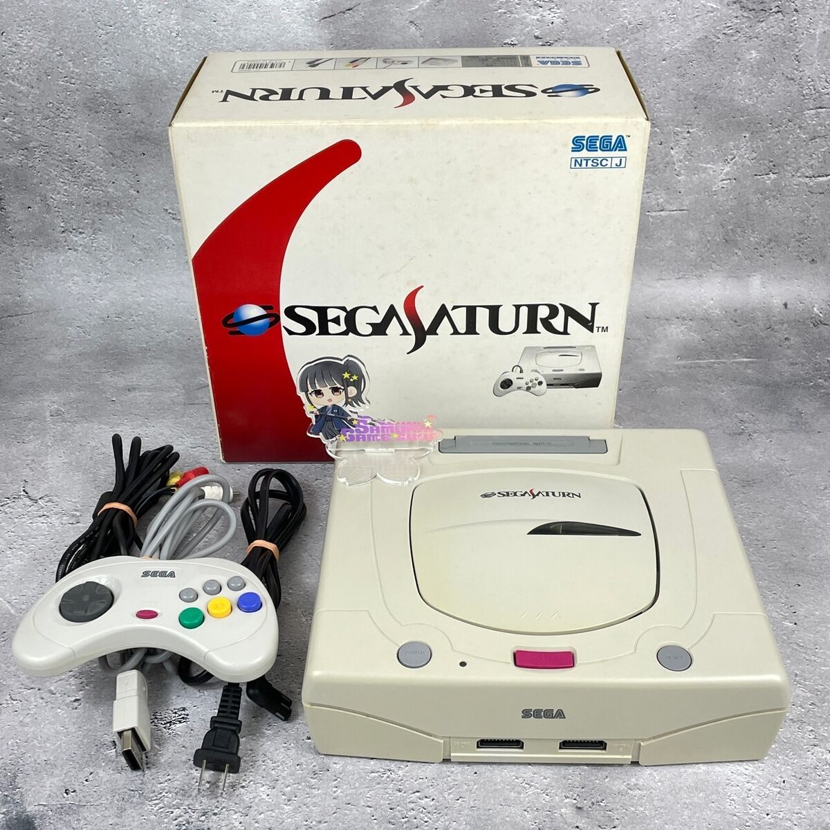 Sega Saturn Console White HST-3220 Japanese Edition Sega Saturn Console White HST-3220 Japanese Edition
