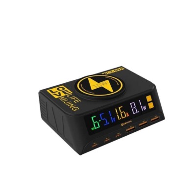 MJ WLX-M9A Desktop Digital Magnetic Charging Station Wireless Accurate Display