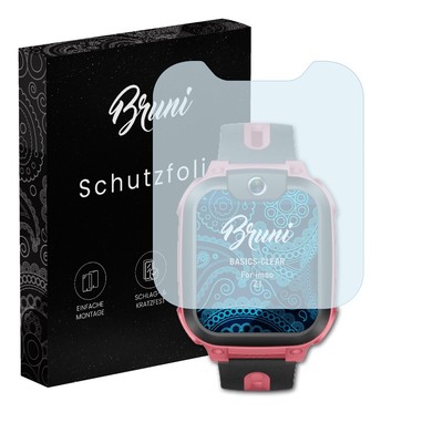 Bruni 2x Folie für imoo Z1 Schutzfolie Displayschutzfolie