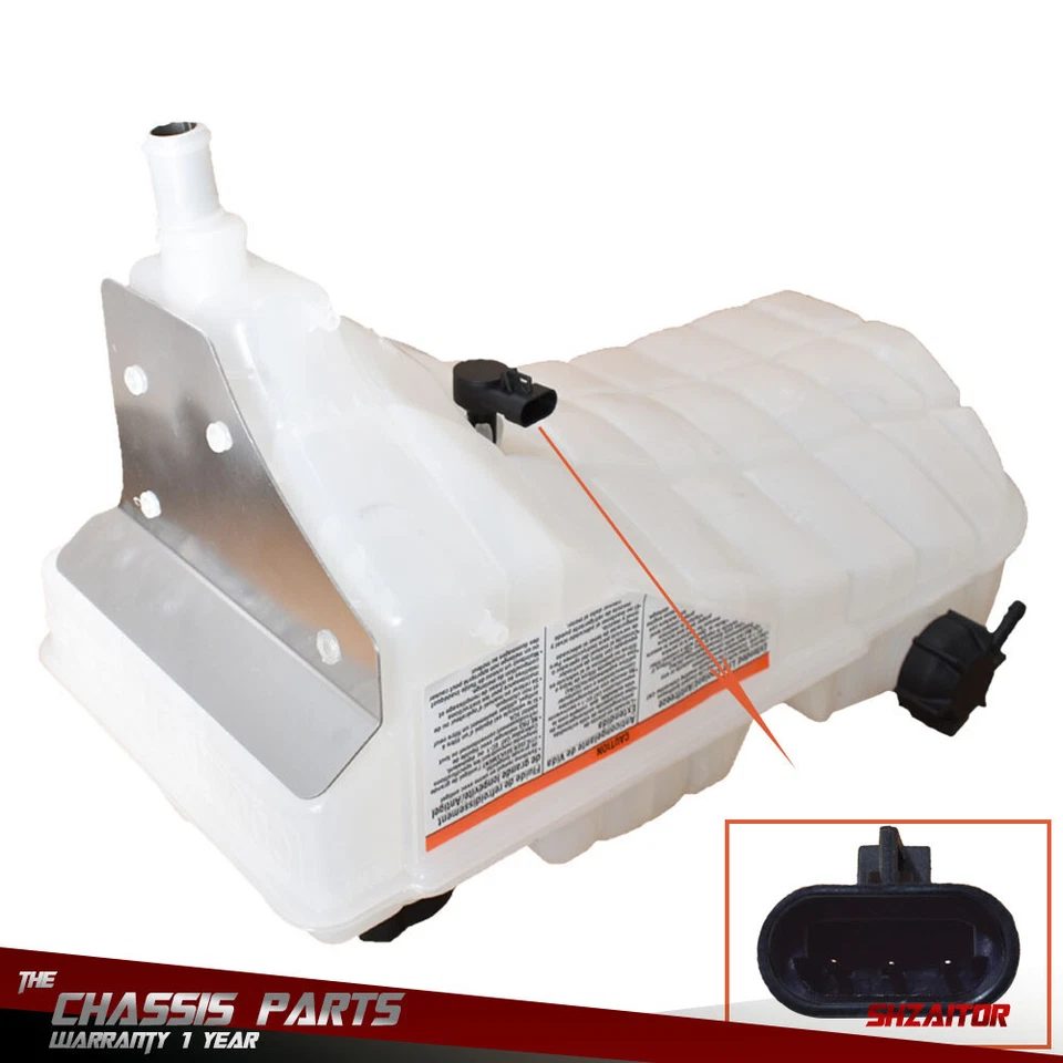 Coolant Overflow Reservoir Tank w/Cap & Sensor For Kenworth T660 T800 2008-2015 - Image 4 of 4
