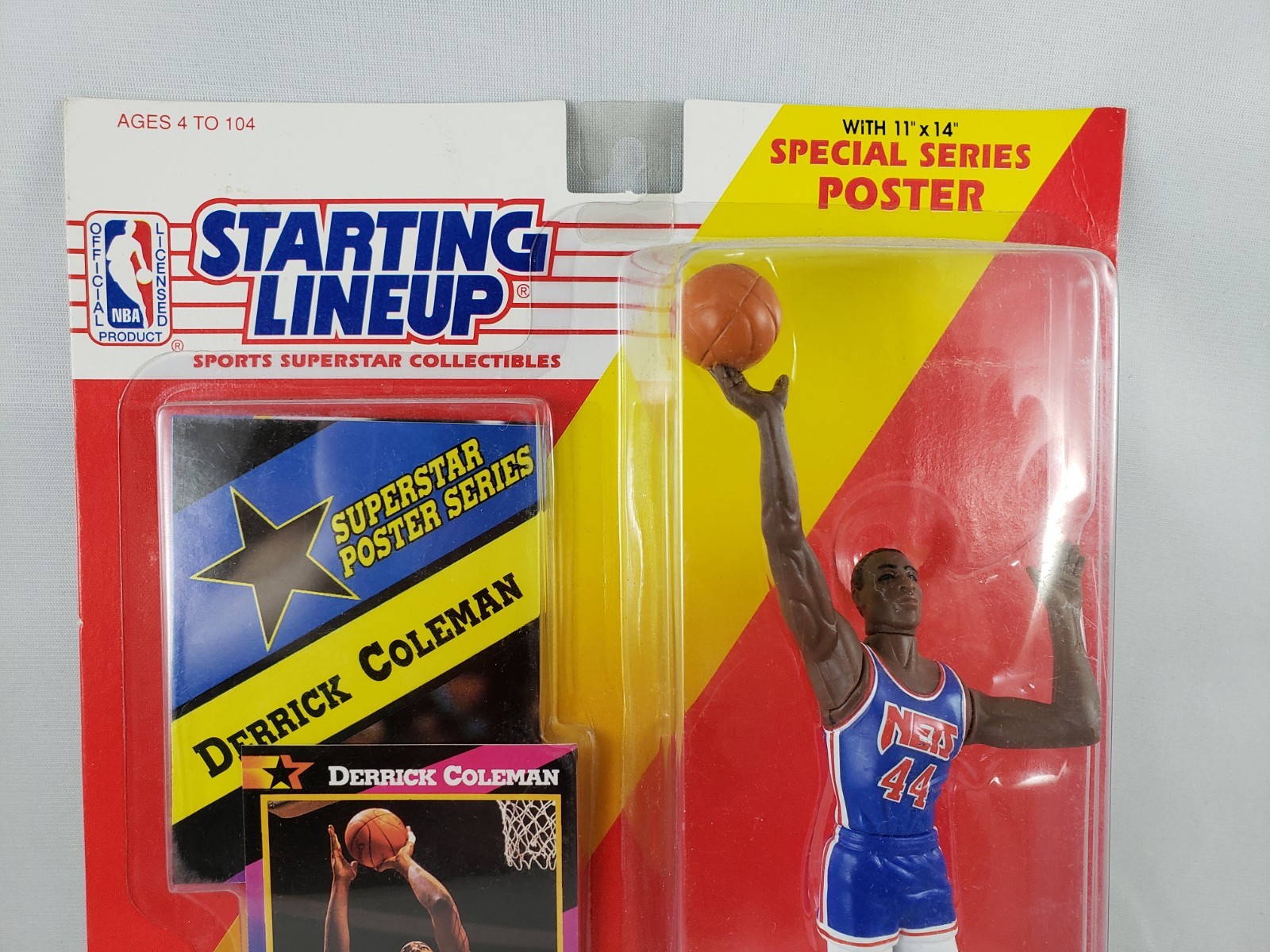 1992 Derrick Coleman New Jersey Nets NBA Basketball Starting Lineup eBay
