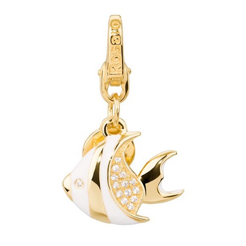 Collier Avec Pendentif En Forme De Poisson En Émail Pour Filles Et