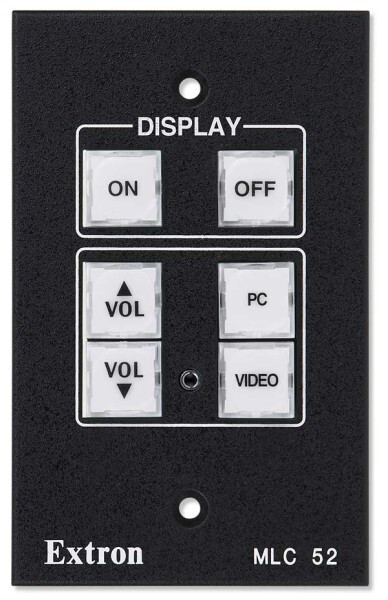 Clavier mural Extron MLC 52 IR MediaLink pour piloter vos réunions en un seul geste