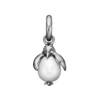 Genuine Story Black Rhodium Plated Pearl Penquin Drop Charm 6308820 £95 Genuine Story Black Rhodium Plated Pearl Penquin Drop Charm 6308820 £95